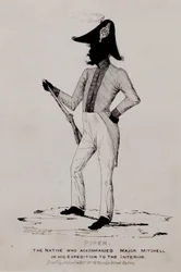 Piper, the Native Who Accompanied Major Mitchell in His Expedition to the Interior